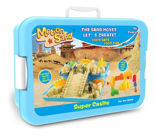 Motion Sand  Super Castle 1000 Gr Arena Kinetica Micieloazul