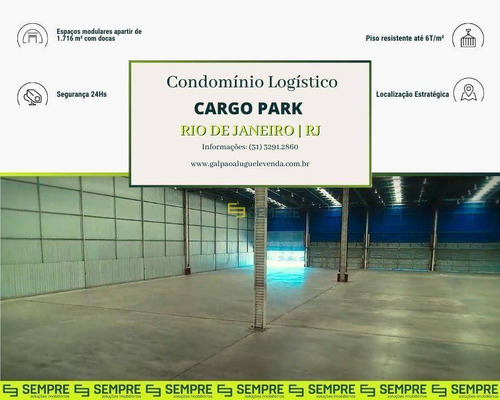 Imagem 1 de 17 de Galpão Para Alugar, 1716 M² Por R$ 48.073,20/mês - Cordovil - Rio De Janeiro/rj - Ga1551