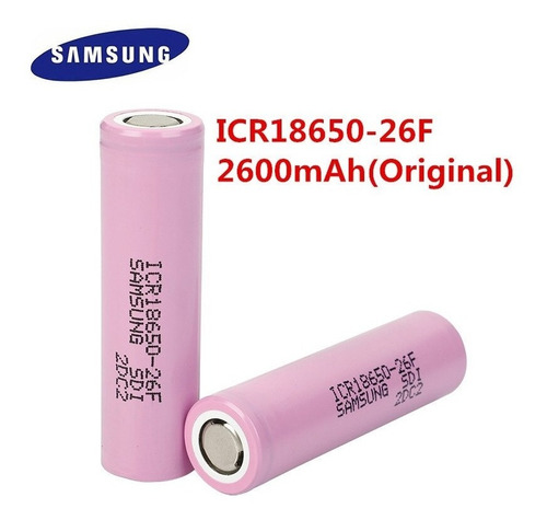 Imagen 1 de 10 de Baterías Samsung 18650 Pilas Larga Duracion Originales