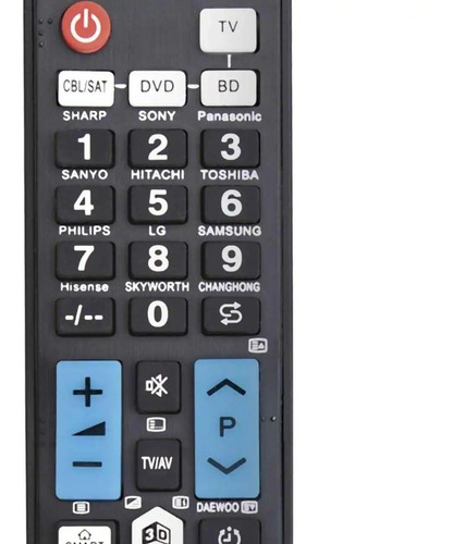 Imagen 2 de 4 de Control Remoto Universal 4 En 1 Para Smart Tv Samsung Y Mas