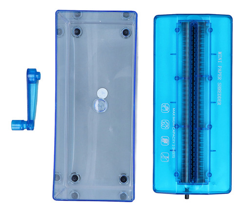 Trituradora De Papel Portátil De Mano, Mini Documentos A4, M