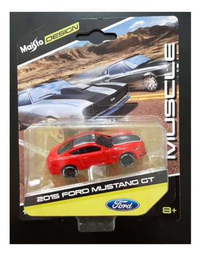 Ford Mustang Gt 2015 1:64 Auto Maisto Muscle Colección