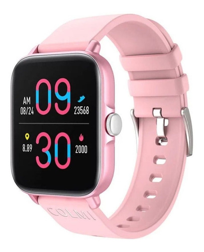 Reloj Smartwatch Colmi P28 Plus Rosa Deportes Notificaciones Color del bisel Rose gold