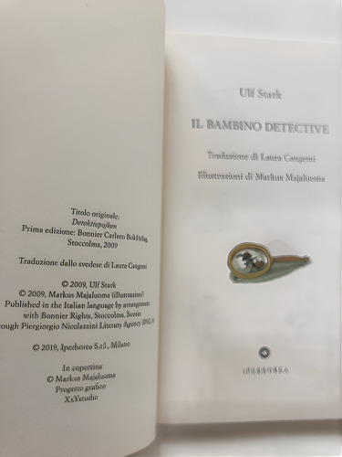 Il Bambino Detective- Ulf Stark. En Italiano. Iperborea