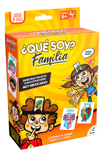 ¿que Soy? Familia Juego De Viaje Juego De Mesa