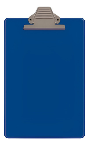 Portablock Tablero Plástico Oficio Color Azul
