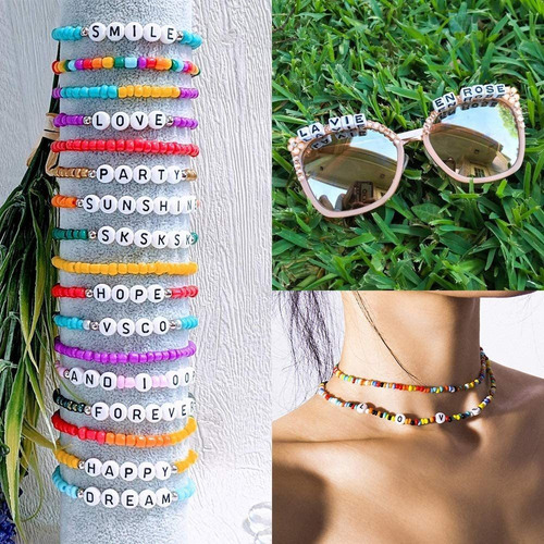 Abalorios Acrílico Joyería Barata Collar Y Pulsera Fabricaci