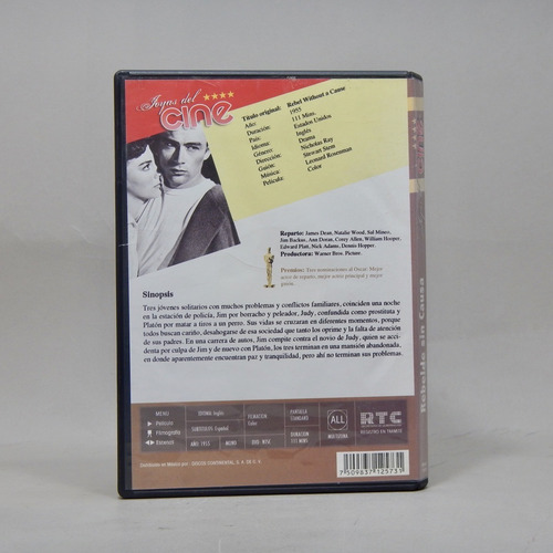 Dvd Joyas Del Cine Rebelde Sin Causa James Dean Ll4