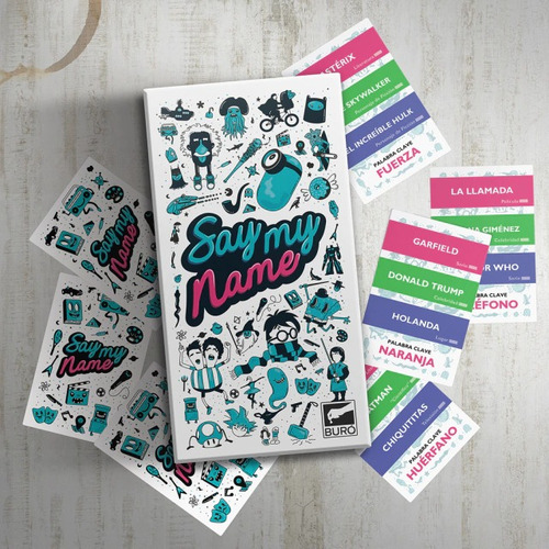 Juego de cartas Say my name Buró
