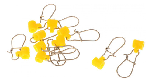 10x Sedal De Pesca, Toboganes De, Herramienta Amarillo