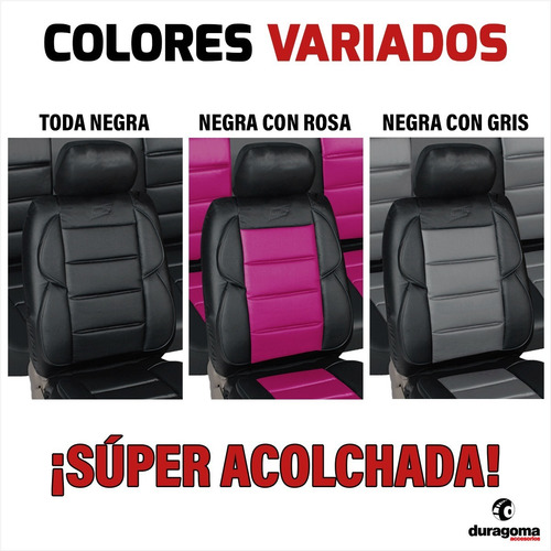 Imagen 2 de 9 de Funda Cubre Asiento Cuerina Acolchada Lumbar P/ Ford Ranger