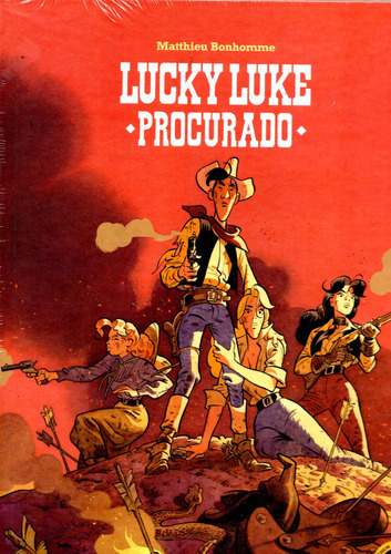 Lucky Luke Procurado - 80 Páginas Em Português - Editora Trem Fantasma - Formato 23 X 31,5 - Capa Dura - 2022 - Bonellihq H23