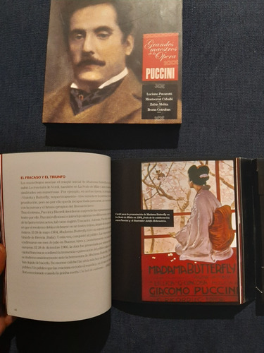 Giacomo Puccini, 5 Cds, Madame Butterfly, Tosca, Y 3 Más