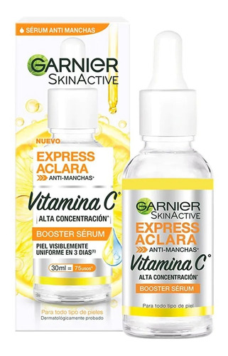 Sérum Facial Iluminador Vitamina C De Garnier X 30 Ml