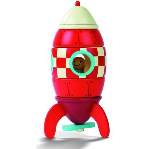 Foguete 2 Em 1 Para Montar E Desmontar Com Brinquedo Anexo