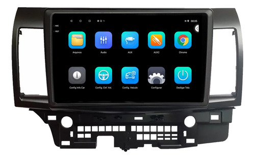 Central Multimidia Lancer 09/15 9p Android 2gb 64gb Carplay