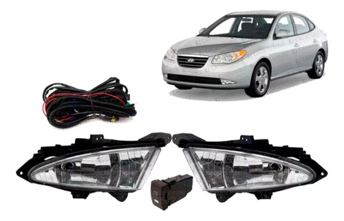 Kit Neblinero Para Hyundai Elantra 2006 2010 