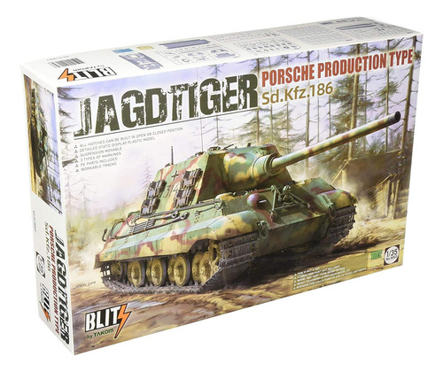 Takom Jagdtiger Sd.kfz Porsche Tipo Produccion Modelo