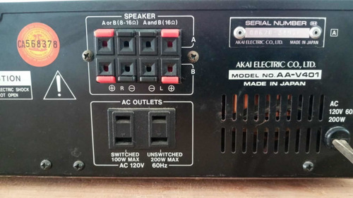 Imagen 6 de 6 de Sinto Amplificador Akai