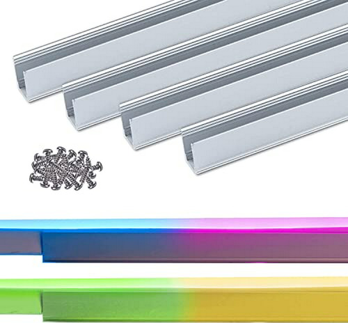 Kit Luces Led Neon Rgb + Canaleta Aluminio 6m