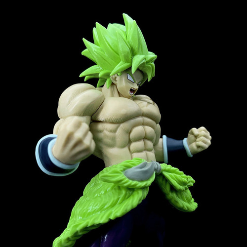 Figura Dragon Ball Super Broly Verde Super Saiyan 23 Cm
