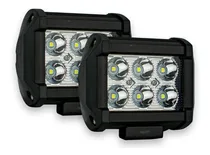 Comprar Faro 6 Hiper Led Auxiliar 18w Dually Funcion Fijo Y Estrobo