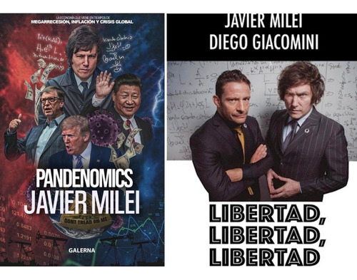 Pack Libertad Libertad + Pandenomics (2 Libros) - Milei