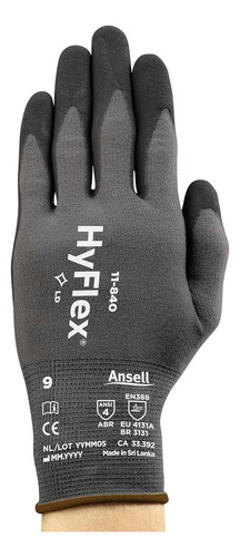 Ansell 11840 Guantes Industriales De Nylon Spandex Resi...