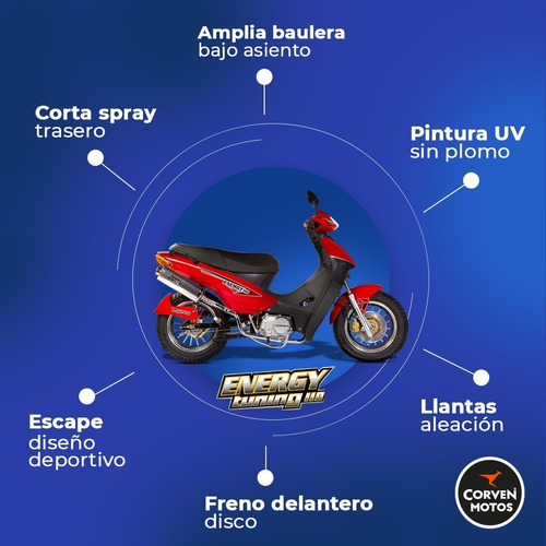 Imagen 4 de 5 de Energy 110 Full 0km Corven Concesionario