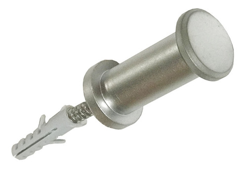 Imagen 3 de 5 de Perchero Gancho Cilindrico 4 Unidades Metalicos 40mm