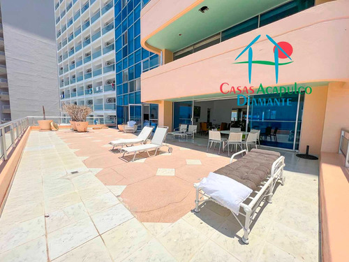 Cad Torre Palladio 101. Terraza Con Vista Frontal A La Bahía De Acapulco