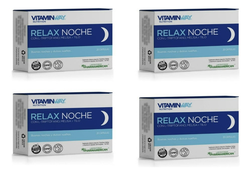 Relax Valeriana Dormir Bien Sueño Reparador Stres Estres X4