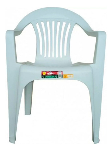 Kit 40 Cadeira Plástica Poltrona Branca Carga Máxima 182kg