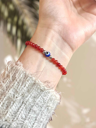 Pulseras Protectoras Con Piedras Naturales Y Ojo Turco