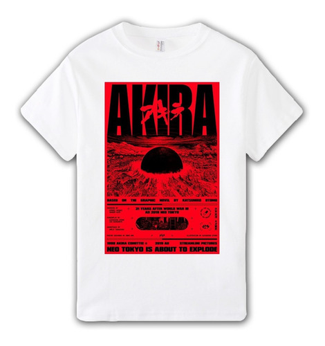 Remera Akira - Otaku Anime Aesthetic Unisex Manga Mod. 19