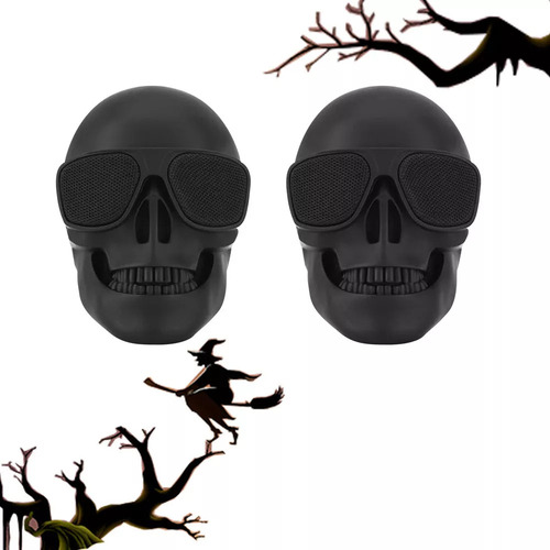 A Altavoz De Radio Portátil Creative Skull