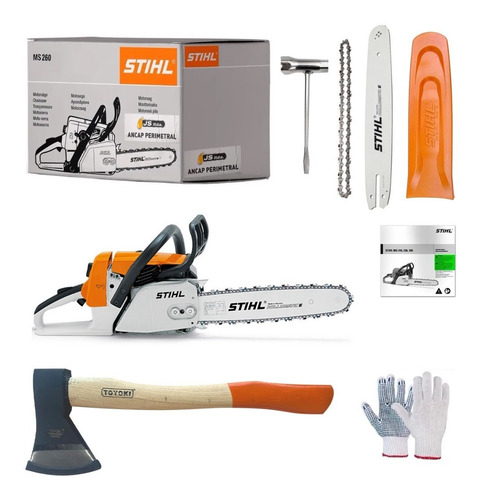 Motosierra Stihl Ms 260 33cm Robusta + Guante + Regalo