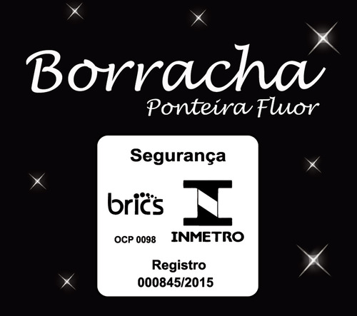 Borracha Ponteira Colorida Neon Para Lápis 200 Unidades Vmp Cor Sortidas