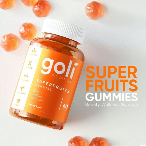 Goli Nutricion : Gomitas De Belleza Con Superfrutas 60 Pcs