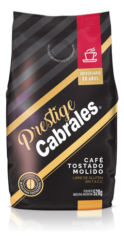 Imagen 1 de 6 de Cafe Molido Cabrales Prestige 520gr Tostado