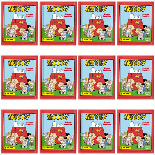 Álbum de 75 años de Snoopy con 50 figuras (10 sobres)