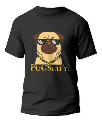 Polera Ters Perro Pug - Unisex