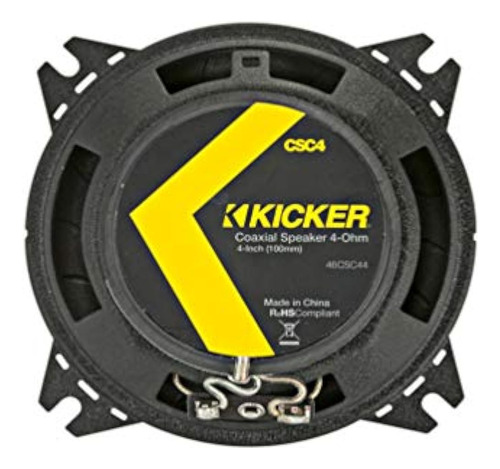 Altavoces Coaxiales Kicker 46csc44 4 150w 4 Ohm Color Negro