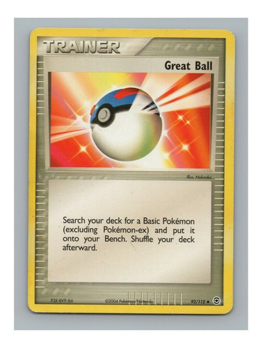 Pokemon Tcg Great Ball - 92/112 - Uncommon