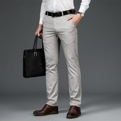 Pantalones De Vestir Elegantes E Informales Para Hombre, Pan