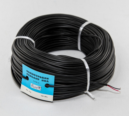 Cable Fuente 2 X 0.16 Mm Envainado X 10 Mts 1° Feplast Htec