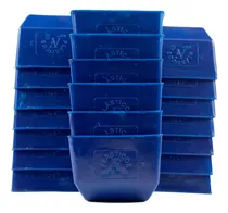 Comprar 50 Bebederos Comederos Cuadrados Azules Gallo Perico Loros
