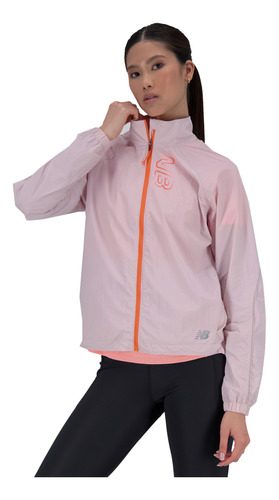 Campera New Balance De Dama - Impact Run - Wj21265soi 