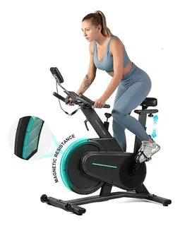 Bicicleta Estática Profesional Volante 18 Kg Spinning Negro