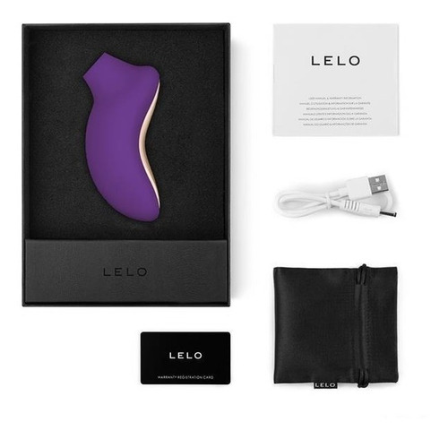 Consolador Femenino Lelo Sona 2 Masajeador Clitoris Punto G Color Violeta